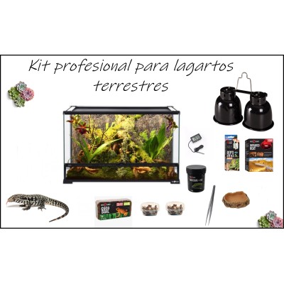 Kit profesional para lagartos terrestres
